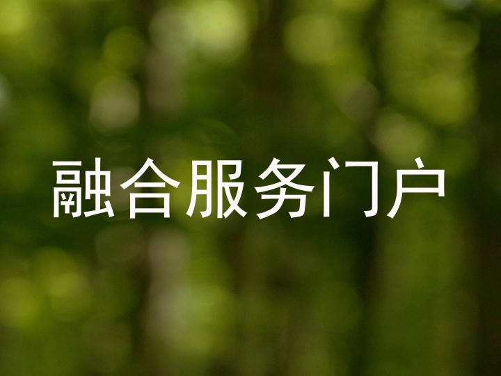 融合服务门户