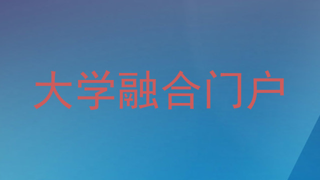大学融合门户