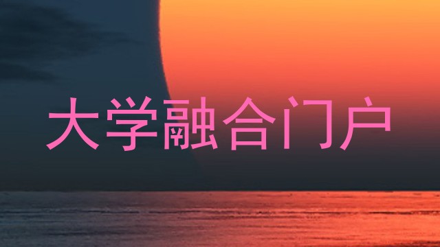 大学融合门户