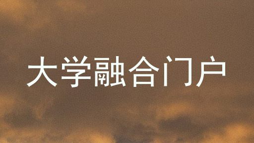 大学融合门户