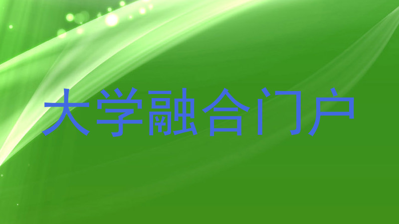 大学融合门户