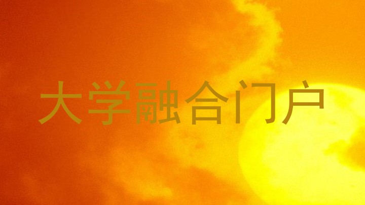 大学融合门户
