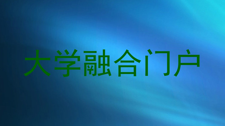 大学融合门户
