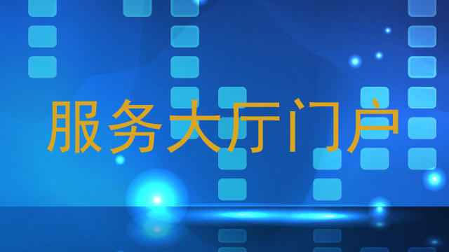 服务大厅门户