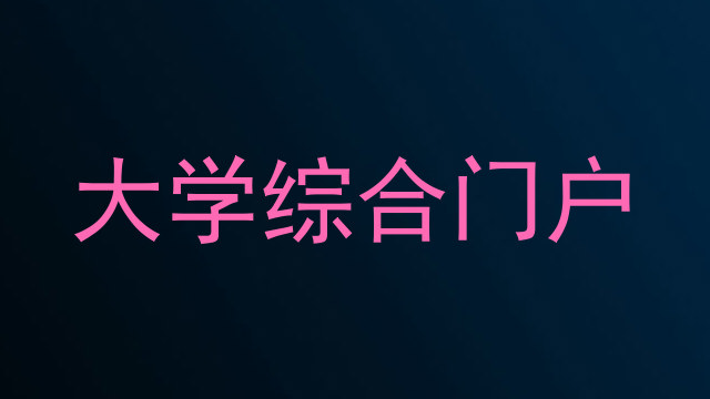 大学综合门户
