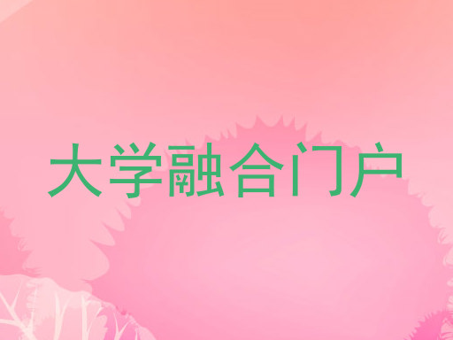 大学融合门户