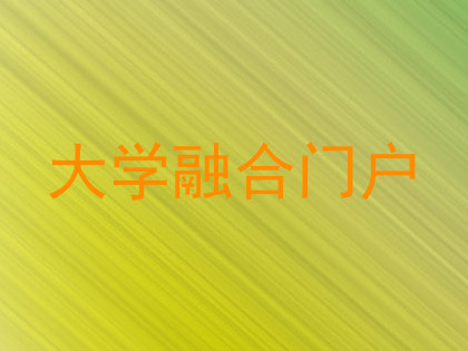大学融合门户