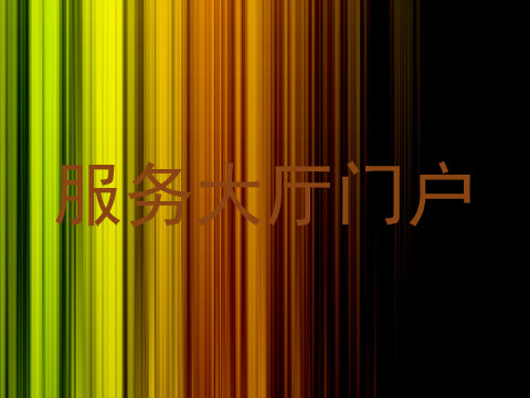 服务大厅门户