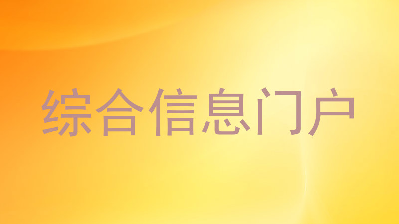 综合信息门户