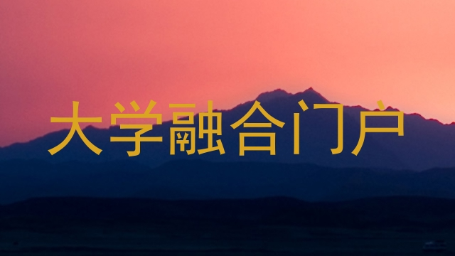 大学融合门户