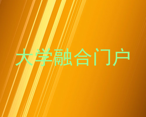 大学融合门户