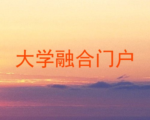 大学融合门户
