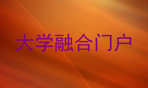 大学融合门户