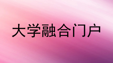 大学融合门户