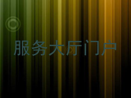 服务大厅门户