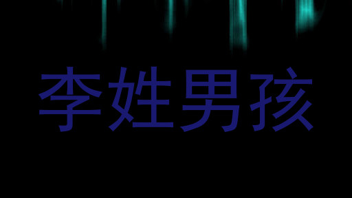 李姓男孩