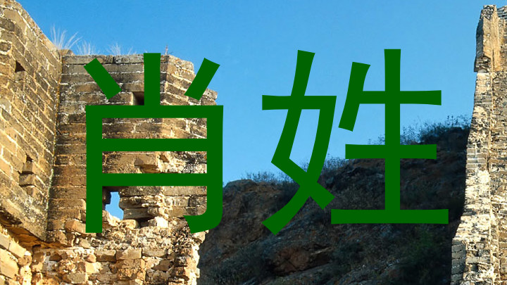 肖姓