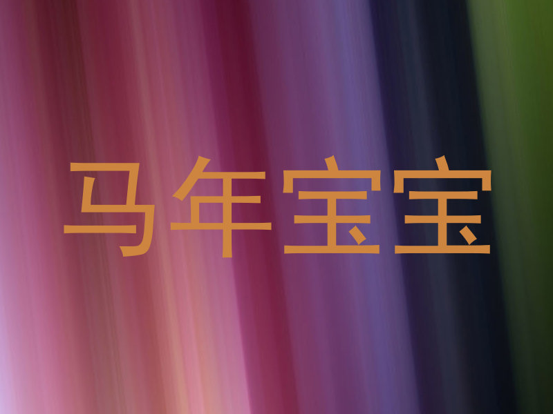 马年宝宝