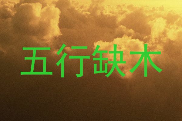 五行缺木
