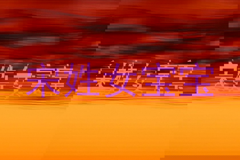 宋姓女宝宝