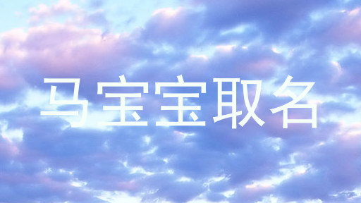 马宝宝取名