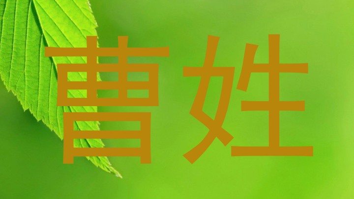 曹姓