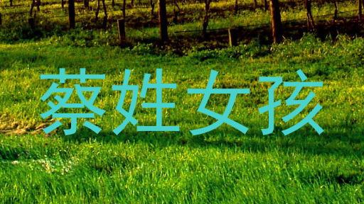 蔡姓女孩