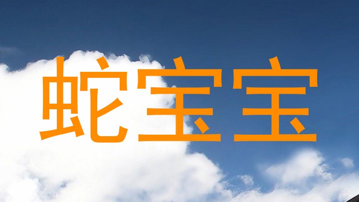 蛇宝宝