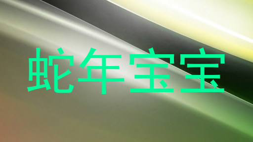蛇年宝宝