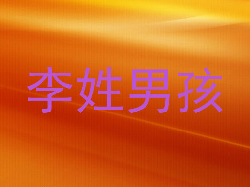 李姓男孩