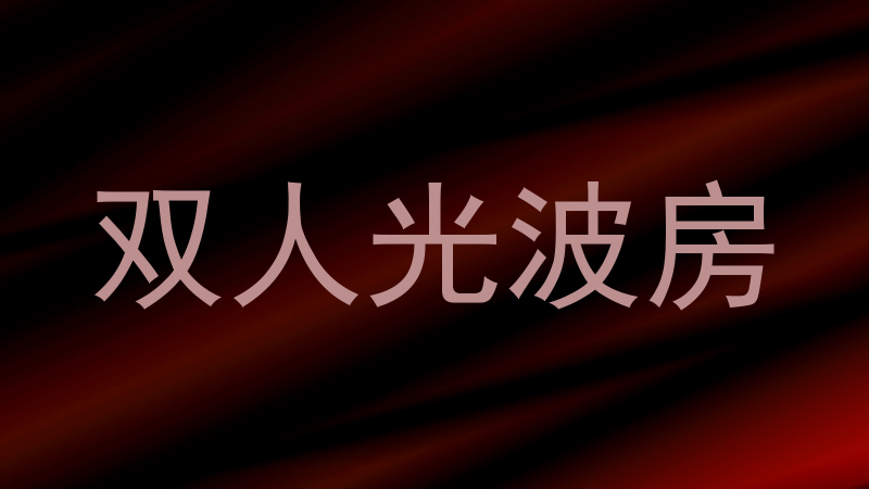 双人光波房