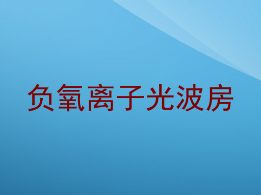 负氧离子光波房