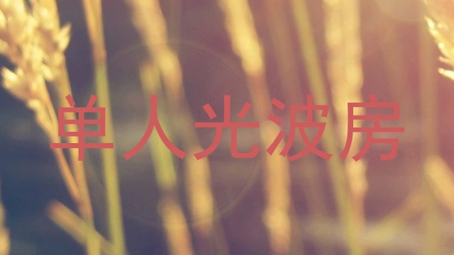 单人光波房