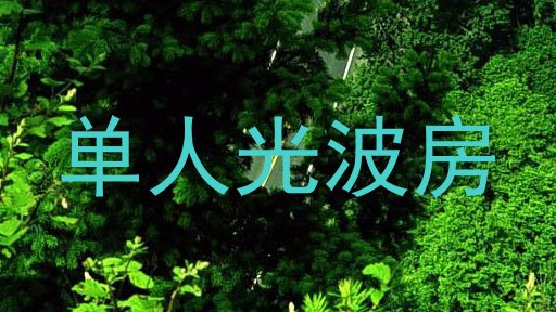 单人光波房