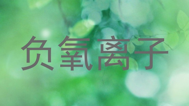 负氧离子