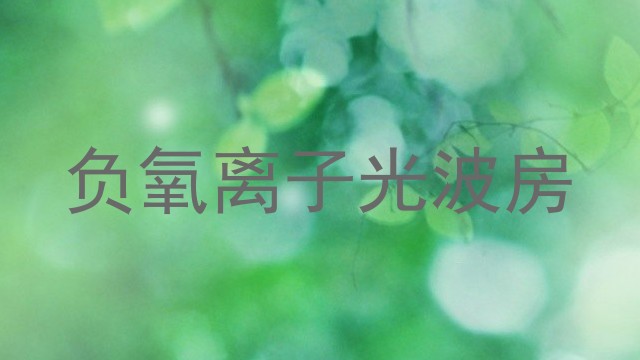 负氧离子光波房