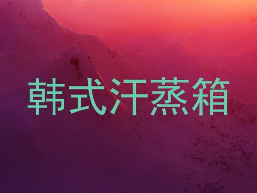 韩式汗蒸箱
