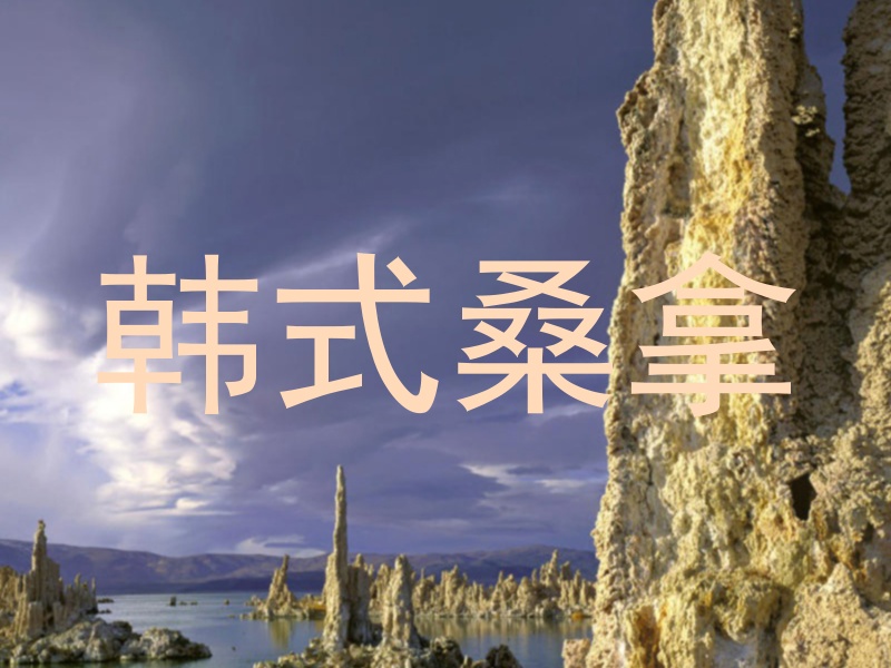 韩式桑拿