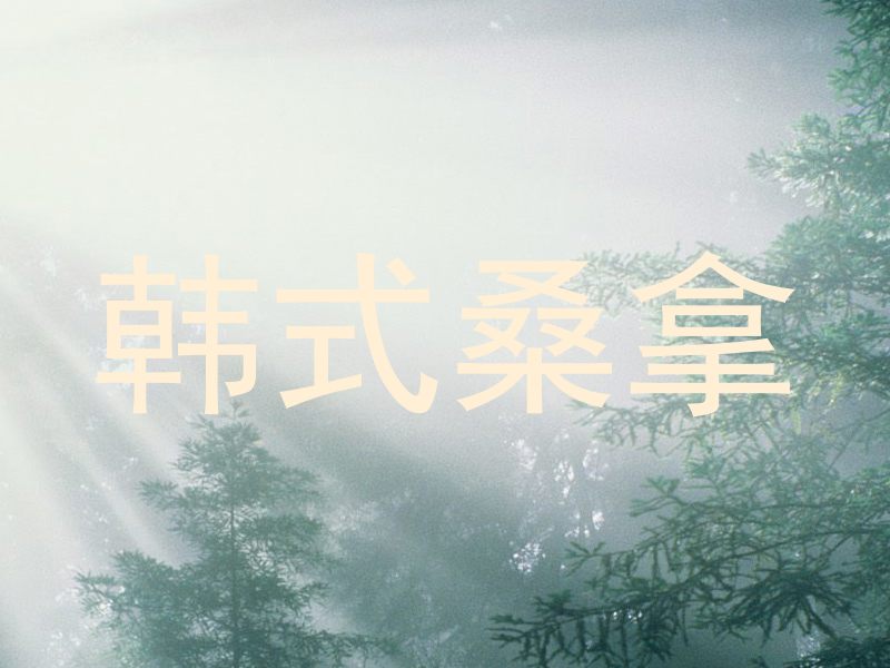 韩式桑拿