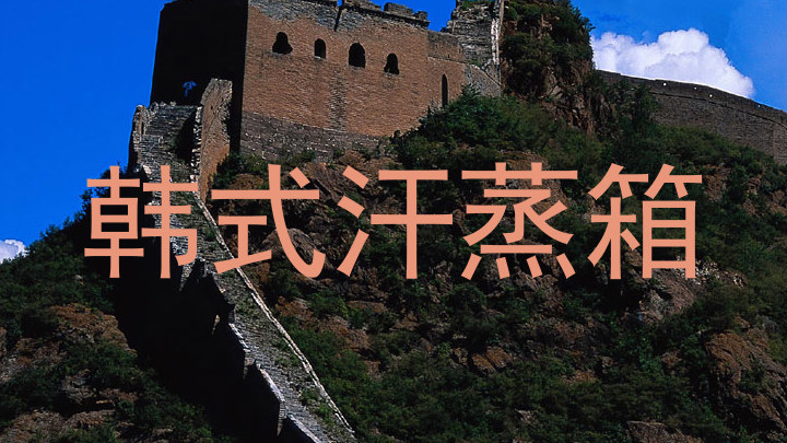 韩式汗蒸箱