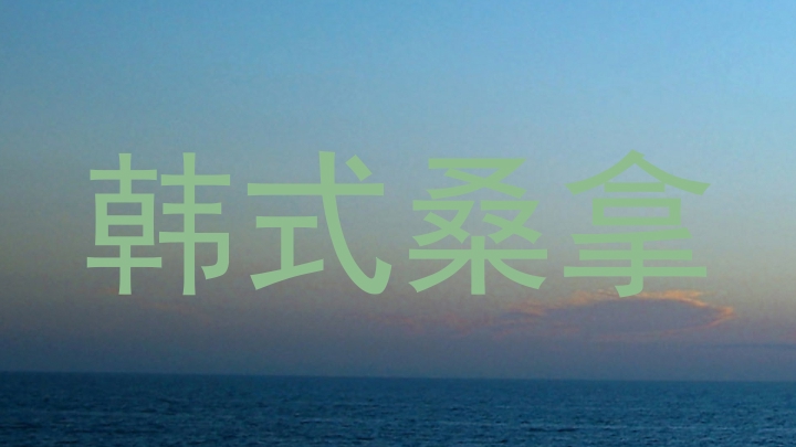 韩式桑拿