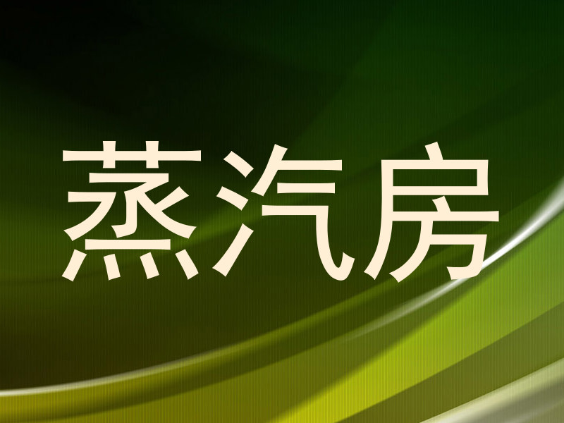 蒸汽房
