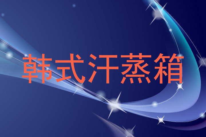 韩式汗蒸箱