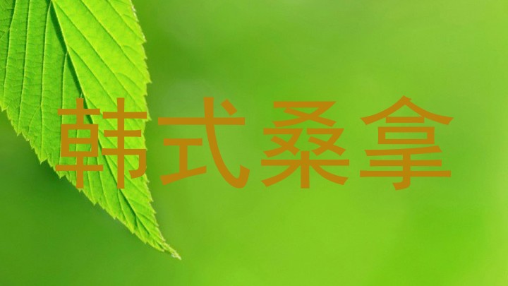 韩式桑拿