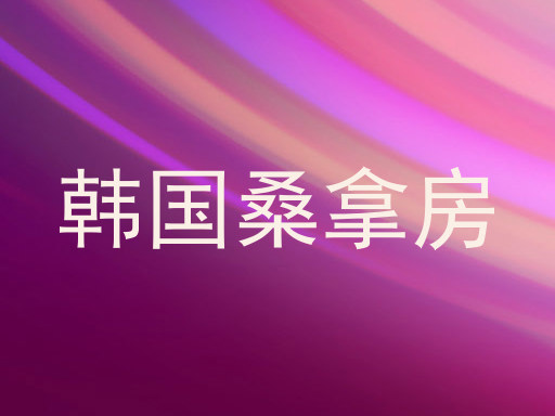 韩国桑拿房