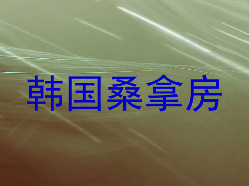 韩国桑拿房