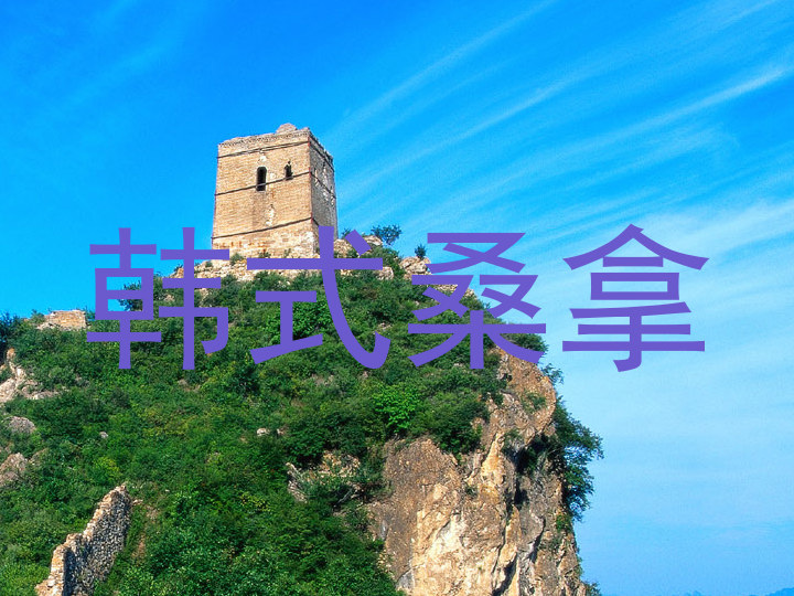韩式桑拿