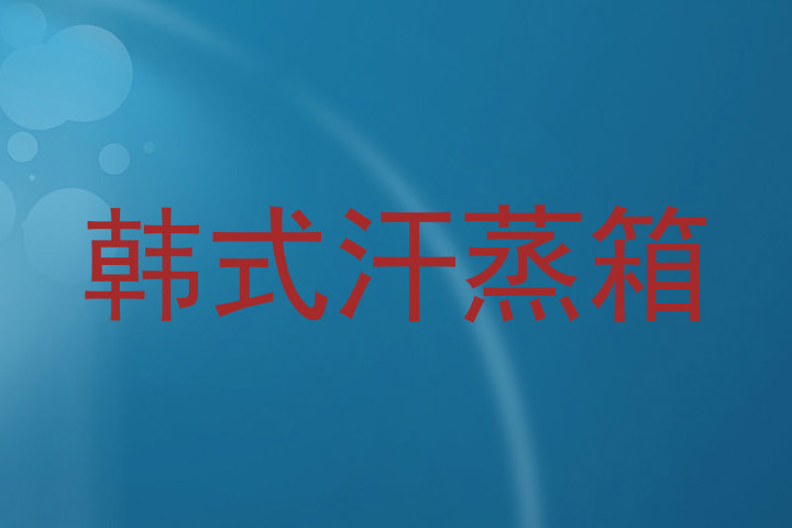 韩式汗蒸箱