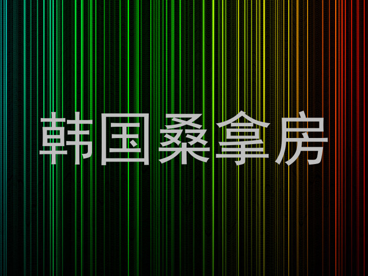 韩国桑拿房