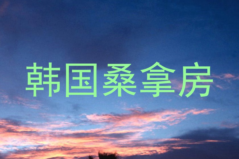 韩国桑拿房